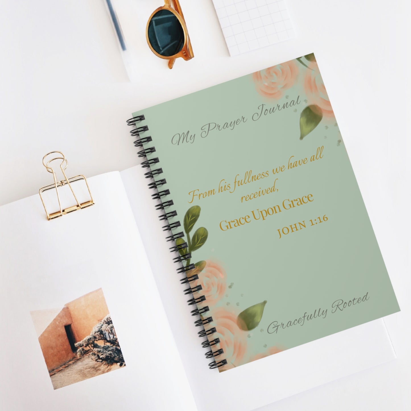Grace Upon Grace Spiral Notebook - Ruled Line