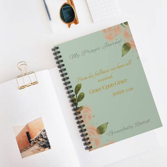 Grace Upon Grace Spiral Notebook - Ruled Line